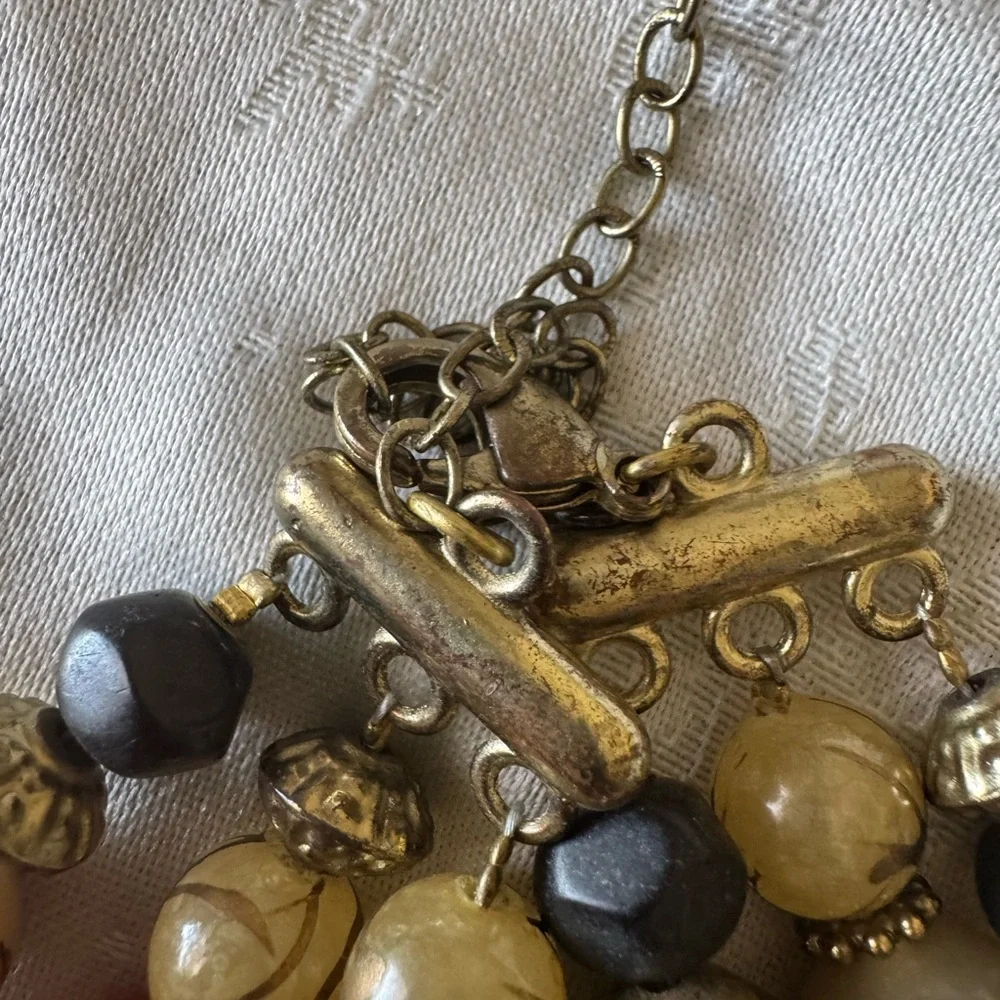 Chicos Multi-Strand Beaded Necklace